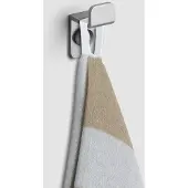 Clou Fold enkel handdoekhaakje RVS geborsteld
