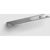 Clou Fold toiletrolhouder met planchet RVS geborsteld