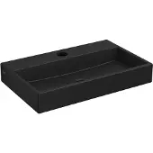 Clou Mini Wash Me keramische fontein 38cm met kraangat zwart mat