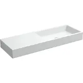 Clou Mini Wash Me keramische fontein 56cm zonder kraangat links wit glans