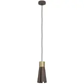 Eglo Losalomas, flexibele ophanging, messing, bruin, staal, zwart, IP20