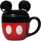 Half Moon Bay Disney - Mickey Mouse vormige mok met deksel - 425ml