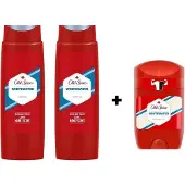 Old Spice Whitewater Set - 2 x Douchegel & 1 x Deo Stick