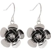 Behave - Oorhangers bloemdesign met steentje - Romantische stijl - Dames