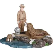 Luville Feeding time walruses l11xb8,5xh7,5cm Kerst