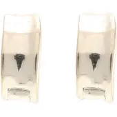 Behave - Oorringen dames - 925 zilver - groen emaille - 3,2 cm