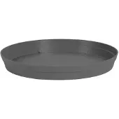 Eda Bloempot kunststof onderschaal Toscane antraciet D35 cm - Plantenpotten