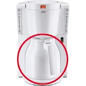 Melitta Reserve vacuümkan Kijk Selectie Therm, Koffiezetapparaat, Wit