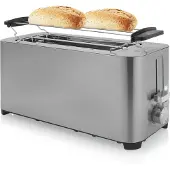 Princess Broodrooster 142402 - Compact - Ontdooi- en verwarmfunctie - Inclusief opzetrekje - 1400W- Zilver