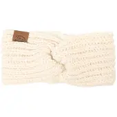 I'm Dutch Gebreide Haarband / Hoofdband Ottowa Natural