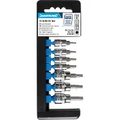 Silverline 7-delige 1/4" en 3/8" aandrijving T10-T40 doppen set | T10 - T40 - 763566
