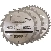 Silverline 3 delige Zaagbladenset 184 mm