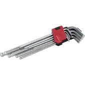 Silverline 9-delige balkop zeskantsleutel set, Expert | 1,5 - 10 mm - 675323