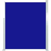 vidaXL Windscherm uittrekbaar 160x500 cm blauw