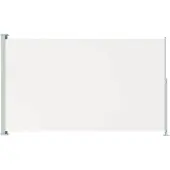 vidaXL Tuinscherm uittrekbaar 180x300 cm crèmekleurig