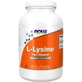 Now , L-Lysine Pure Powder, 1 lb (454 g)