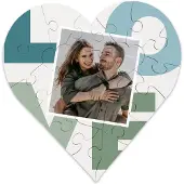 Yoursurprise Hart puzzel met foto