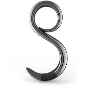 Alessi Stay Safe no-touch sleutelhanger chrome plated zamak