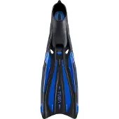 Tusa Solla - High-Performance full-foot duikvinnen met ForcElast-technologie en 20° angled blade design voor efficiënte voortstuwing - Zwart/Blauw - FF-23 - Maat ML (42–43) - (26–26,5 cm)