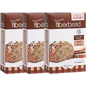 Sukrin | Broodmix | Fiberbrød | 250G | 3 Stuks | 3 x 250 gram