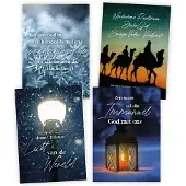 MajesticAlly Voordeelpakje 12 kerstkaarten serie 4