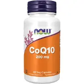 Now CoQ10 200 mg | 60 Capsules | Co-enzym Q10 supplement (60 Capsules)