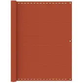 vidaXL Balkonscherm 120x500 cm HDPE oranje