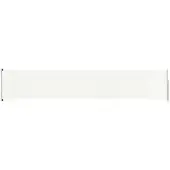 vidaXL Tuinscherm uittrekbaar 117x614 cm crèmekleurig