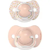 Suavinex Dreams Reversible Duo Pink 6-18m 2 stuks Silicone Fopspenen SXSDP2083119