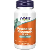 Now Gluconaat van kalium 99 mg 100 St