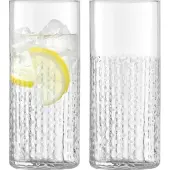 LSA International Longdrinkglas L.S.A. Wicker Transparant 400 ml (2-Delig)