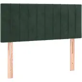 vidaXL Hoofdbord 90x5x78/88 cm fluweel donkergroen