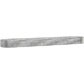 vidaXL Verhoogde plantenbak, verzinkt staal, 507x100x36 cm, zilverkleurig
