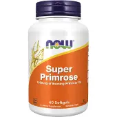 Now , Super Primrose, Avondprimula Olie, 1,300 mg, 60 Zachte Gelatine Capsules