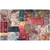 vidaXL Vloerkleed wasbaar patchwork 160x230 cm meerkleurig