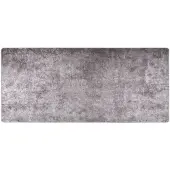 vidaXL Vloerkleed wasbaar 80x300 cm grijs
