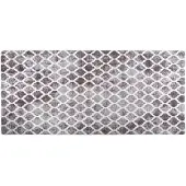 vidaXL Vloerkleed wasbaar 80x300 cm meerkleurig