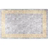 vidaXL Vloerkleed wasbaar 80x150 cm grijs