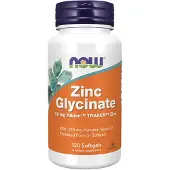 Now Zinc Glycinate - 120 softgels