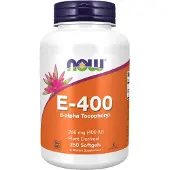 Now Vitamine E 400IU D-Alpha Tocopheryl - 250 softgels
