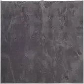 vidaXL Vloerkleed HUARTE laagpolig zacht wasbaar 120x120 cm antraciet