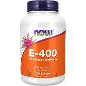 Now Vitamine E-400 met Gemengde Tocopherolen (250 Softgels) - vitamines, vitamine-e - vitamine-e