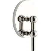 STOFF Nagel kandelaar wand Chrome
