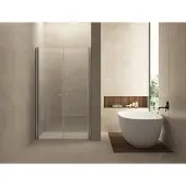 Wiesbaden Luke Dubbele pendeldeur in nis 1200x2000 6mm glas met NANO coating