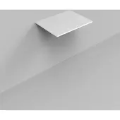 Boss & Wessing Topblad BWS Marble 60,5x46x1,5 cm Mat Wit Marmer
