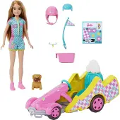 Barbie Stacie met Go-kart - auto - Barbiepop