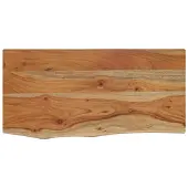 vidaXL Wandschap rechthoekig natuurlijke rand 40x20x3,8 cm acaciahout