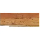 vidaXL Wandschap rechthoekig natuurlijke rand 70x30x2,5 cm acaciahout