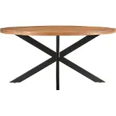 LivingFurn Eetkamertafel Rocky Ovaal 160cm