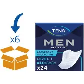 Tena 6x Men Active Fit Level 1 24 stuks